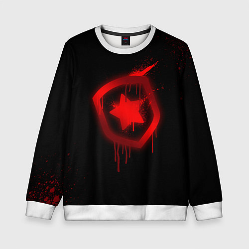 Детский свитшот Gambit: Black collection / 3D-Белый – фото 1