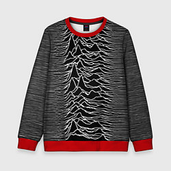 Свитшот детский Joy Division: Unknown Pleasures, цвет: 3D-красный