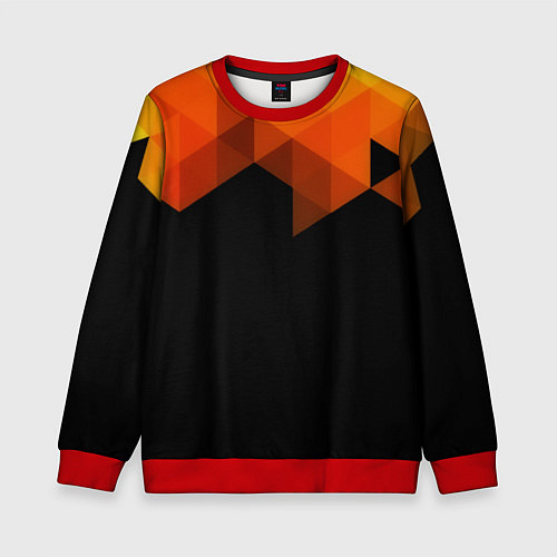 Детский свитшот Trianse / 3D-Красный – фото 1