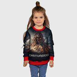 Свитшот детский Disturbed: Skull Mountain, цвет: 3D-красный — фото 2