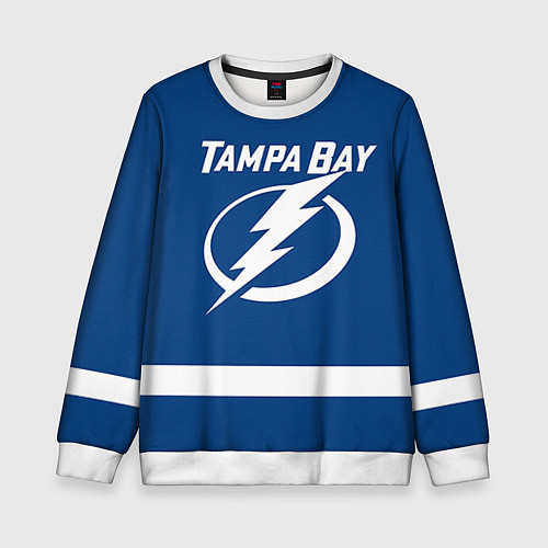 Детский свитшот Tampa Bay: Kucherov / 3D-Белый – фото 1