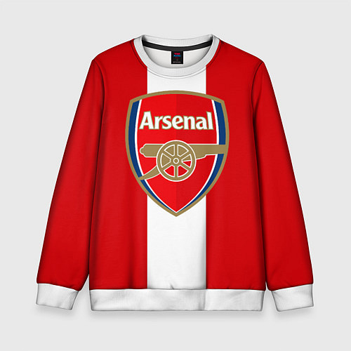 Детский свитшот Arsenal FC: Red line / 3D-Белый – фото 1