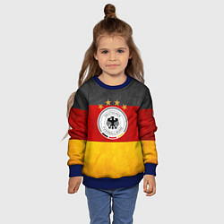 Свитшот детский Сборная Германии, цвет: 3D-синий — фото 2