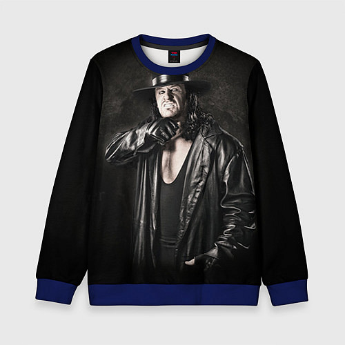 Детский свитшот Гробовщик 2 / 3D-Синий – фото 1