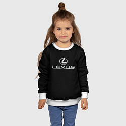 Свитшот детский Lexus, цвет: 3D-белый — фото 2
