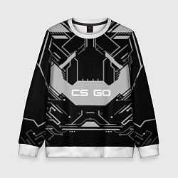 Свитшот детский CS:GO Black collection, цвет: 3D-белый