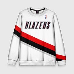 Свитшот детский Portland Trail Blazers, цвет: 3D-белый