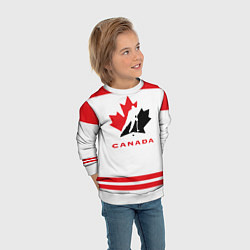 Свитшот детский Canada Team, цвет: 3D-белый — фото 2