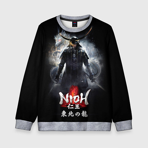 Детский свитшот Nioh / 3D-Меланж – фото 1