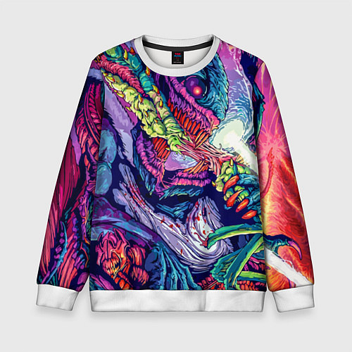 Детский свитшот Hyper Beast Style / 3D-Белый – фото 1