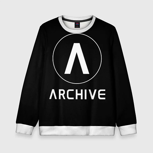 Детский свитшот ARCHIVE / 3D-Белый – фото 1