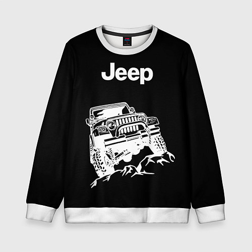 Детский свитшот Jeep / 3D-Белый – фото 1