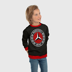 Свитшот детский Mercedes-Benz, цвет: 3D-красный — фото 2