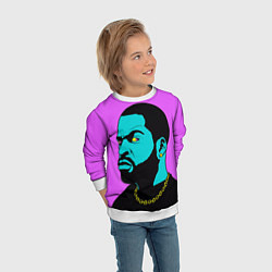 Свитшот детский Ice Cube: Neon colour, цвет: 3D-белый — фото 2