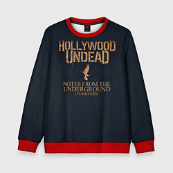 Свитшот детский Hollywood Undead: Underground, цвет: 3D-красный