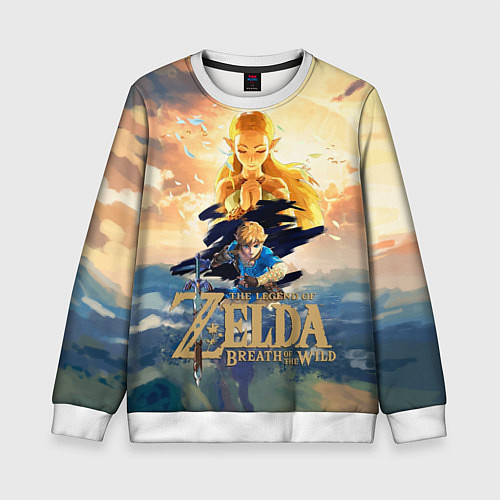 Детский свитшот The Legend of Zelda / 3D-Белый – фото 1