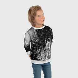 Свитшот детский GRAY&BLACK, цвет: 3D-белый — фото 2