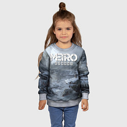 Свитшот детский Metro Exodus: Cold Winter, цвет: 3D-меланж — фото 2