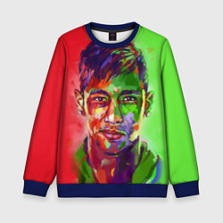 Свитшот детский Neymar Art, цвет: 3D-синий