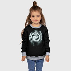 Свитшот детский Чужой в желудке, цвет: 3D-меланж — фото 2