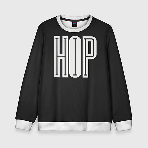Детский свитшот Hip-Hop Inside / 3D-Белый – фото 1