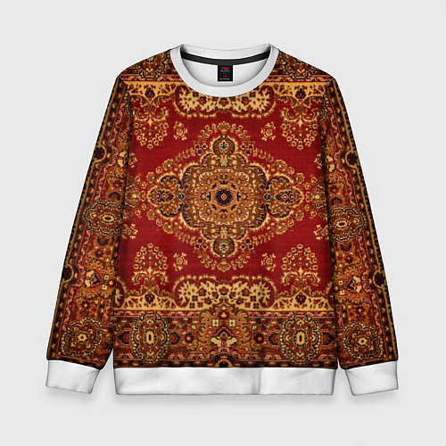 Детский свитшот Человек-ковер / 3D-Белый – фото 1