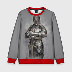 Свитшот детский Рыцарь, цвет: 3D-красный