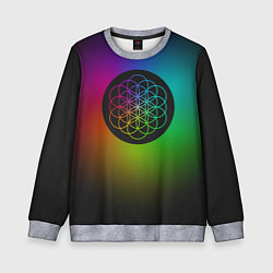 Свитшот детский Coldplay Colour, цвет: 3D-меланж
