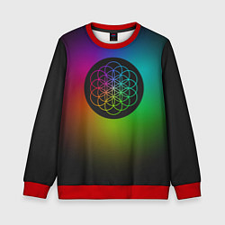 Свитшот детский Coldplay Colour, цвет: 3D-красный