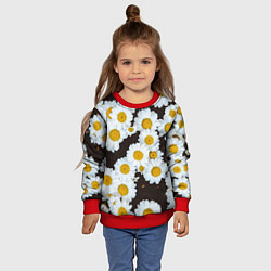 Свитшот детский Аромашки, цвет: 3D-красный — фото 2