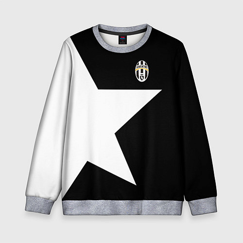 Детский свитшот FC Juventus: Star / 3D-Меланж – фото 1