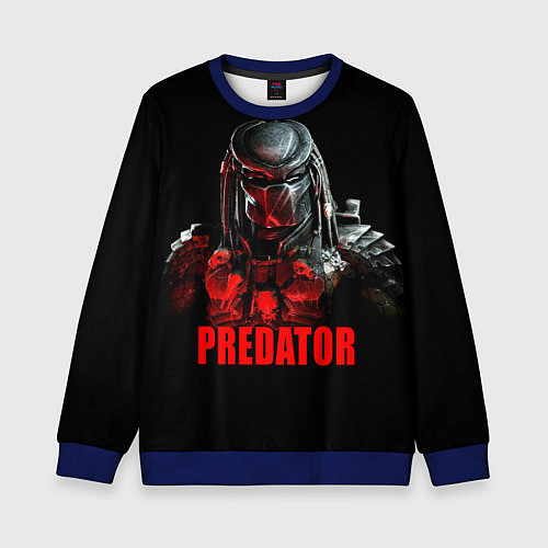 Детский свитшот Iron Predator / 3D-Синий – фото 1