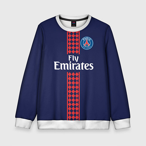 Детский свитшот PSG FC: Original 2018 / 3D-Белый – фото 1