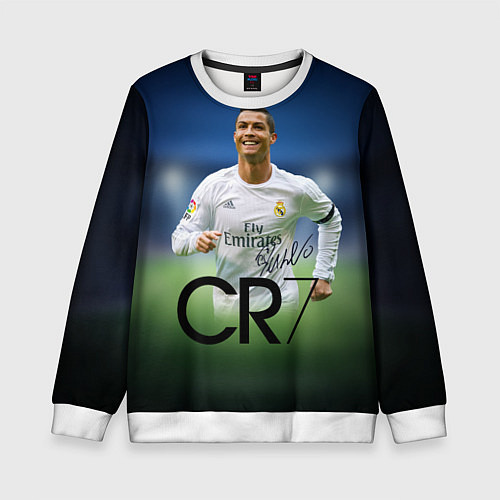 Детский свитшот CR7 / 3D-Белый – фото 1