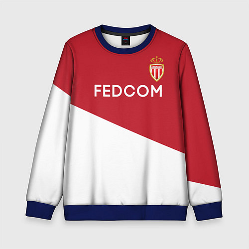 Детский свитшот Monaco FC: Mbappe Red Home 17/18 / 3D-Синий – фото 1