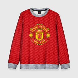 Свитшот детский FC Manchester United: Creative, цвет: 3D-меланж