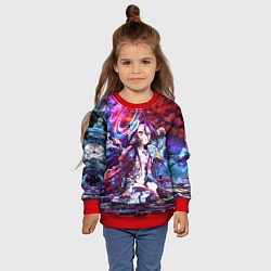 Свитшот детский No Game No Life Zero, цвет: 3D-красный — фото 2