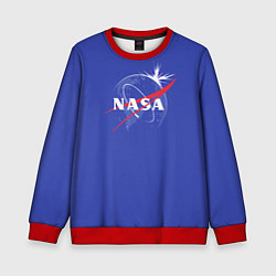 Свитшот детский NASA: Blue Space, цвет: 3D-красный