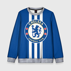 Свитшот детский FC Chelsea: Gold Lines, цвет: 3D-меланж