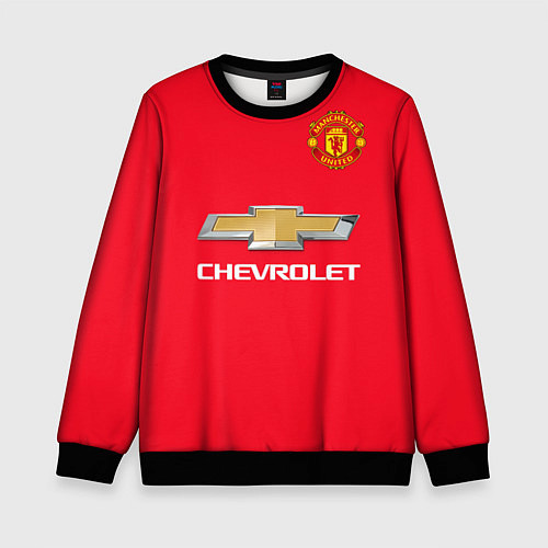 Детский свитшот FC MU: Pogba Home 17/18 / 3D-Черный – фото 1