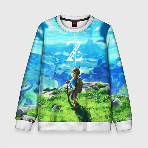 Детский свитшот Z-Link / 3D-Белый – фото 1