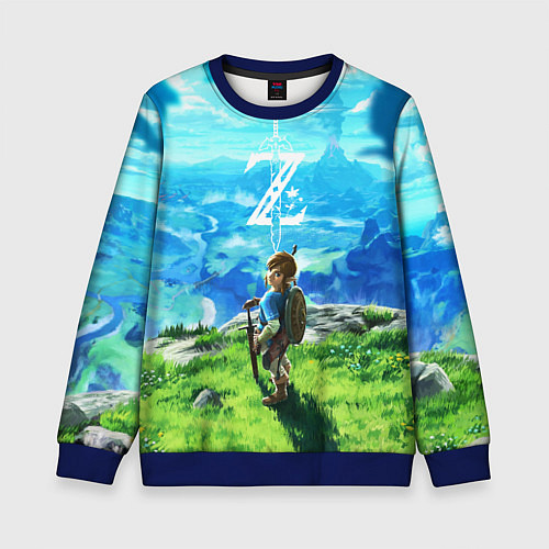 Детский свитшот Z-Link / 3D-Синий – фото 1