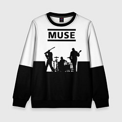 Свитшот детский Muse B&W, цвет: 3D-черный