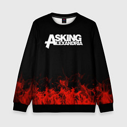 Детский свитшот Asking Alexandria: Flame