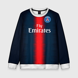 Свитшот детский FC PSG: Neymar Home 1819, цвет: 3D-белый