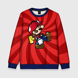 Детский свитшот Super Mario: Red Illusion