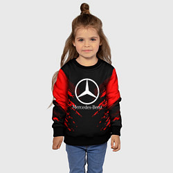Свитшот детский Mercedes-Benz: Red Anger, цвет: 3D-черный — фото 2