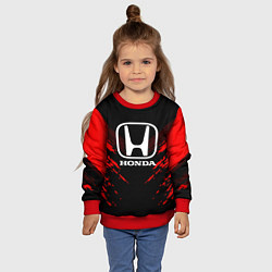 Свитшот детский Honda: Red Anger, цвет: 3D-красный — фото 2