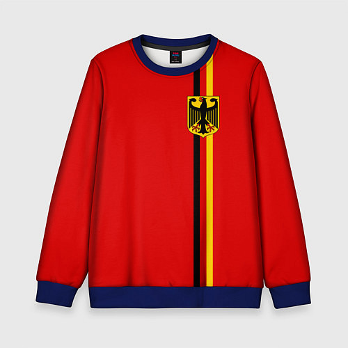 Детский свитшот Германия / 3D-Синий – фото 1