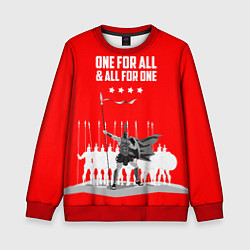 Детский свитшот One for all & all for one
